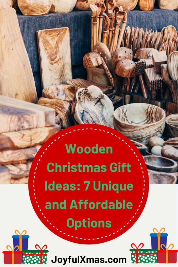 Wooden Christmas Gift Ideas Cover Image