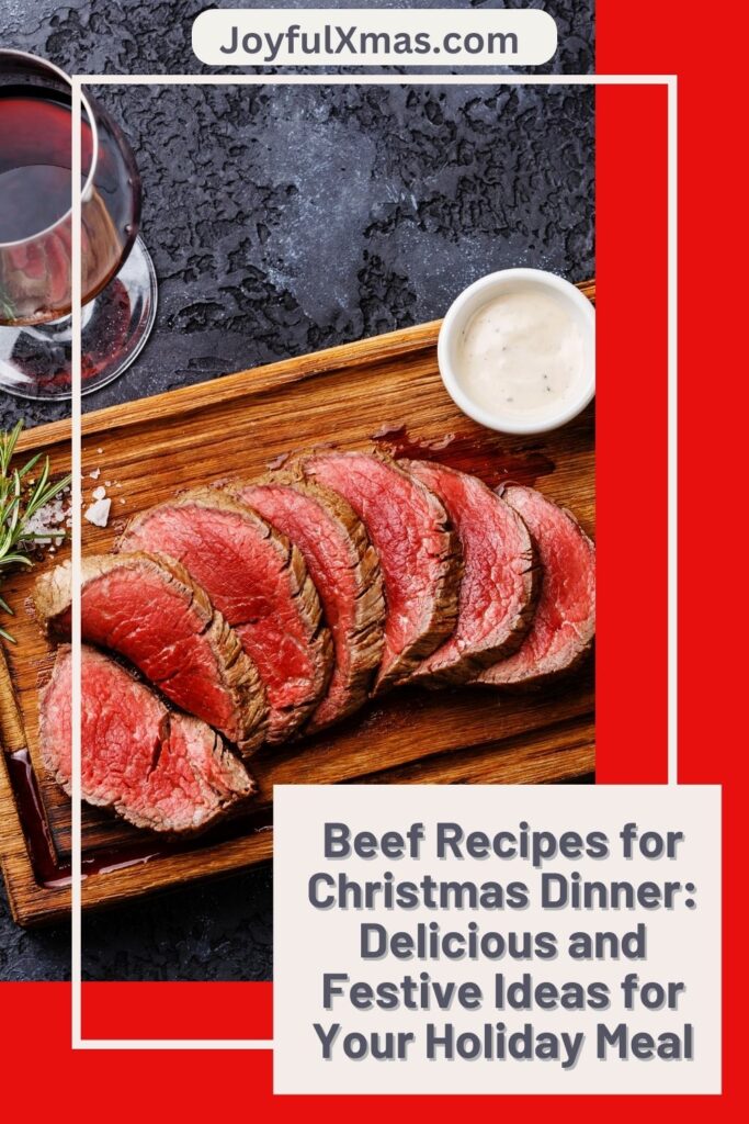 Beef Recipes for Christmas Dinner Cover Image